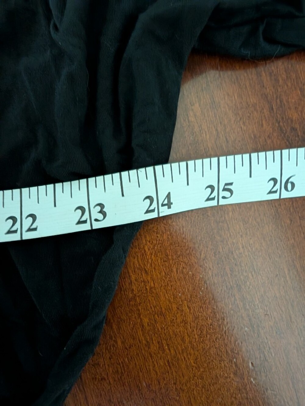 Black Tie Sleeve Deep Cut Dress, Size XL - Picture 6 of 6